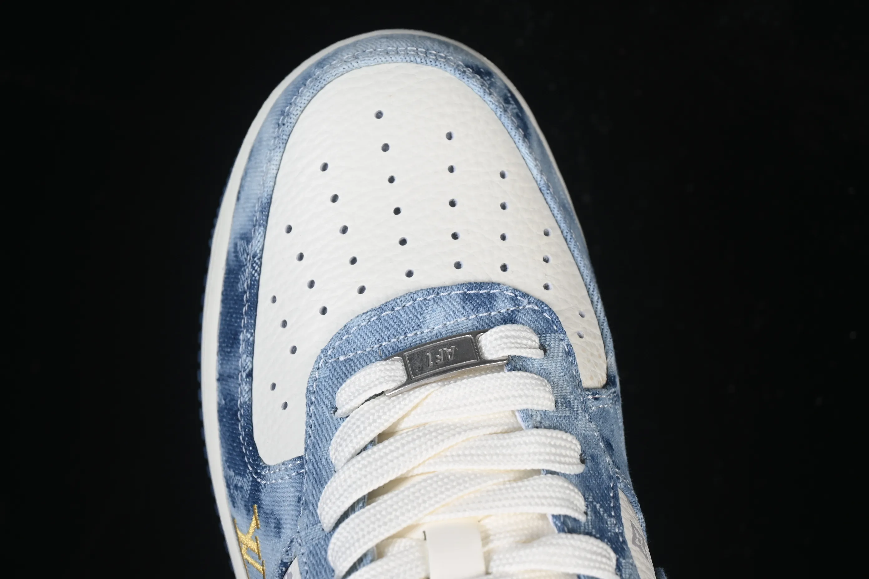 All categories Nk Air Force 1 Air Force series Nk Air Force 1 Low Air Force low-top Nike Air Force 1'07 Low LV joint denim blue Air Force 1 low-top casual sneakers YF9511-818